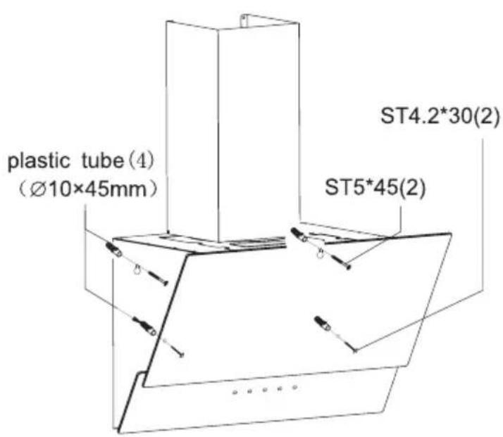 plastic tube (4) (Ø10×45mm) ST4.2*30(2) ST5*45(2)