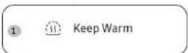SAMSUNG MS23A7118AK - Using Keep Warm - 1