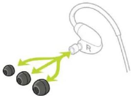 TOMTOM Spark - Changing earbuds - 1