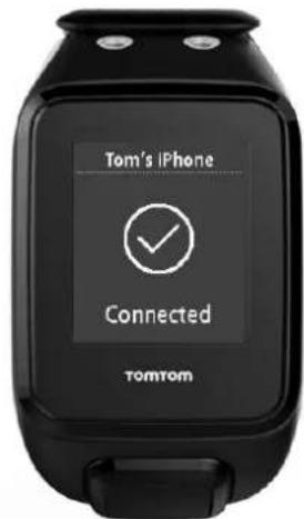 Tom's iPhone Connected tomtom