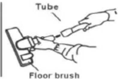 Tube Floor brush