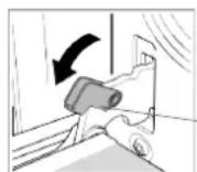 Scandomestic SIK 810 - Removing the door for easier cleaning - 1