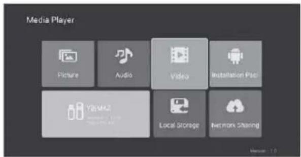 Media Player Picture Audio Video Installation Pool YESMA2 Local Storage Network Sharing 版面: 1.0