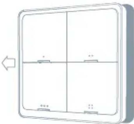 TESLA Smart Switch Dual Battery - Einlegen/Austausch der Batterien - 1