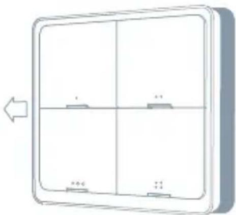TESLA Smart Switch Dual Battery - Vložte/vyměňte baterie - 1