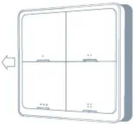TESLA Smart Switch Dual Battery - Tegye be/cserélje ki az elemeket - 1
