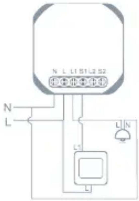 TESLA Smart Switch Module Dual - Anschlussplan 1 - 5