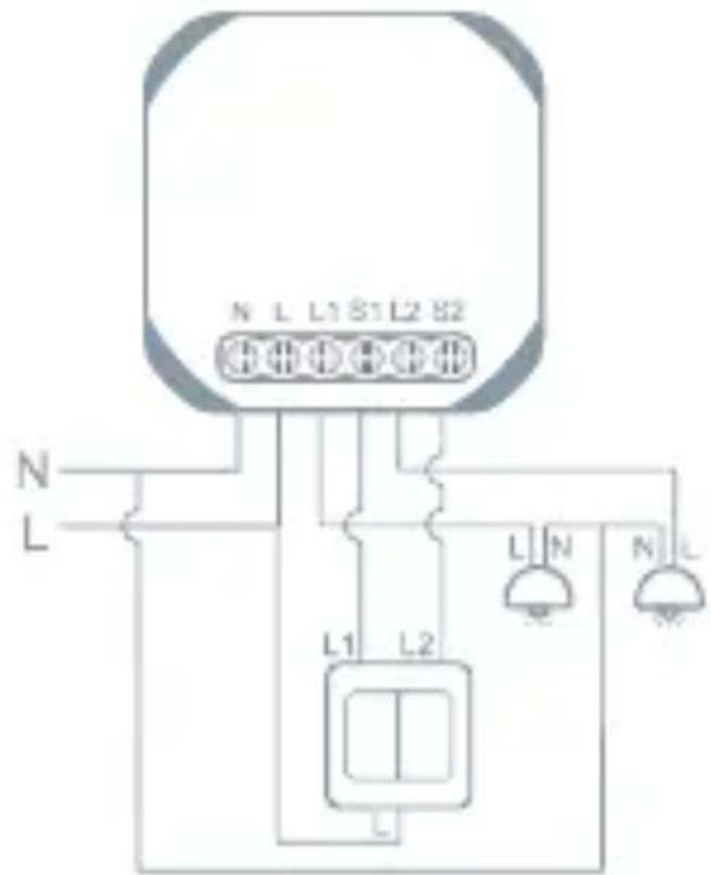 TESLA Smart Switch Module Dual - Versteckt in einer Kiste - 2