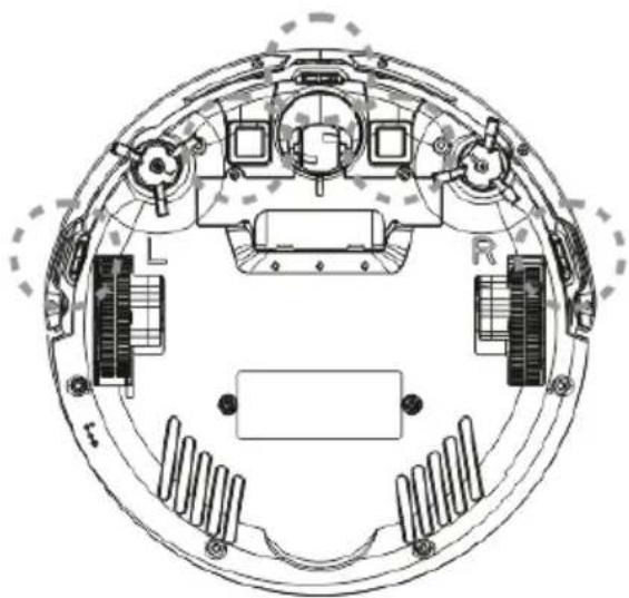 Evolveo RoboTrex H6 - ČIŠTĚNÍ SENZORŮ, KONTAKTŮ A KARTÁČŮ - 1