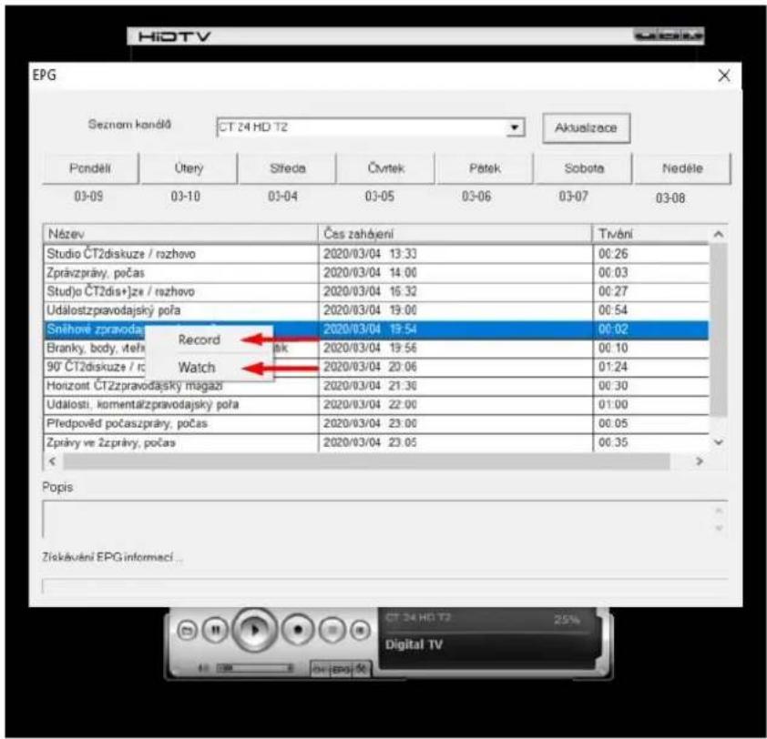 HiDTV EPG Seznom kondlő CT 24 HD T2 Aktualzace Pondělí Útery Sředna Čvrték Pátek Sobota Nedéle 03-09 03-10 03-04 03-05 03-06 03-07 03-08 Název Čes zahájení Tvání Studio ČT2diskuze / rozhovo 2020/03/04 13:33 00:26 Zprázprávy. počas 2020/03/04 14:00 00:03 Studjo ČT2dis+jze / rozhovo 2020/03/04 16:32 00:27 Událostzpravodajský pořa 2020/03/04 19:00 00:54 Snihové zpravoda 2020/03/04 19:54 00:02 Branky, body, vteň Record 2020/03/04 19:56 00:10 90' ČT2diskuze / rč Watch 2020/03/04 20:06 01:24 Horizont ČT2zpravodajsky mágazí 2020/03/04 21:36 00:30 Události, komentázpravodajský pořa 2020/03/04 22:00 01:00 Předpověd počaszprávy, počas 2020/03/04 23:06 00:05 Zprávy ve žzprávy, počas 2020/03/04 23:05 00:35 Popis Ziskávání EPG informaci