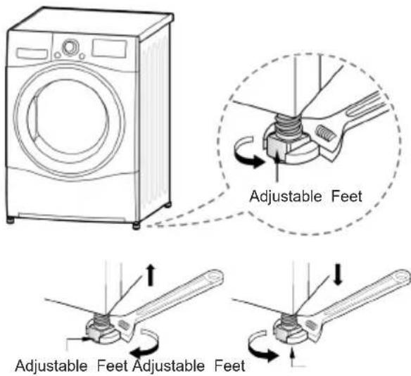 Adjustable Feet Adjustable Feet Adjustable Feet