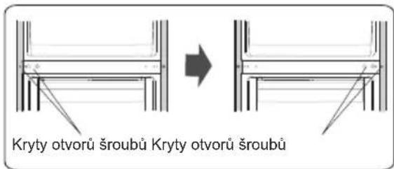 Kryty otvorů šroubů Kryty otvorů šroubů