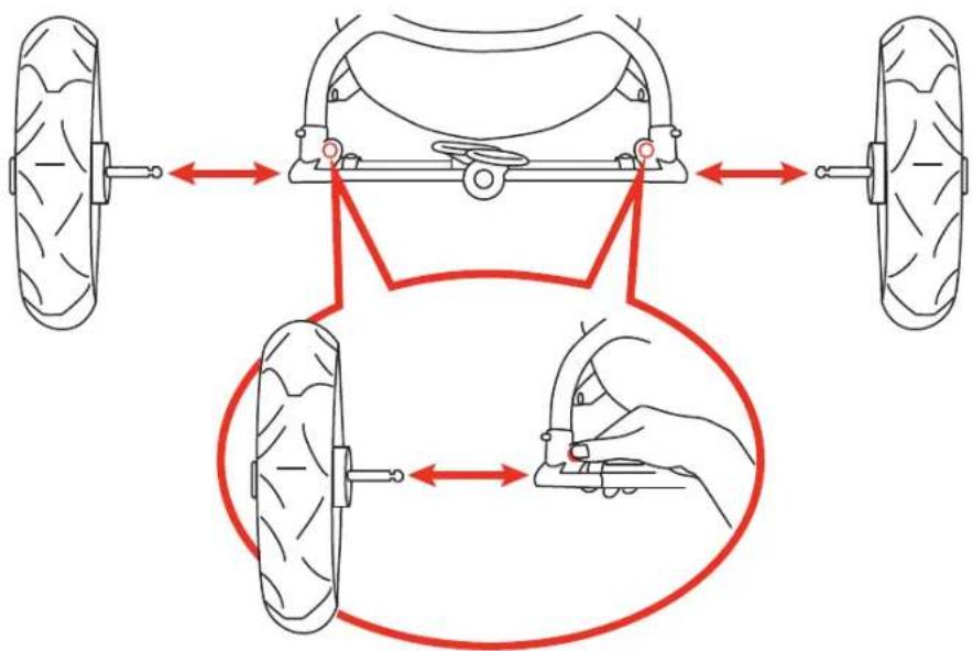 Valco Baby Slim Twin - REAR WHEELS - 2