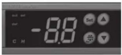 Scancool SD 1002 SLE - Operation and display panel - 1