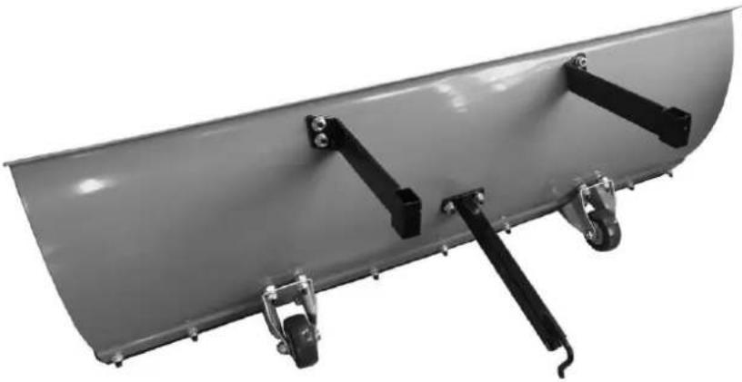 Zipper ZI-KM1000 - Montageanleitung Schneeschild: - 1