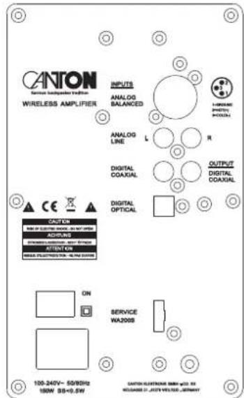 CANTON Smart GLE 3 S2 - Digitalausgang elektrisch (Output Digital Coaxial) - 4