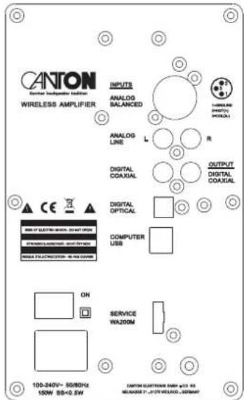 CANTON Smart GLE 3 S2 - Digitalausgang elektrisch (Output Digital Coaxial) - 3