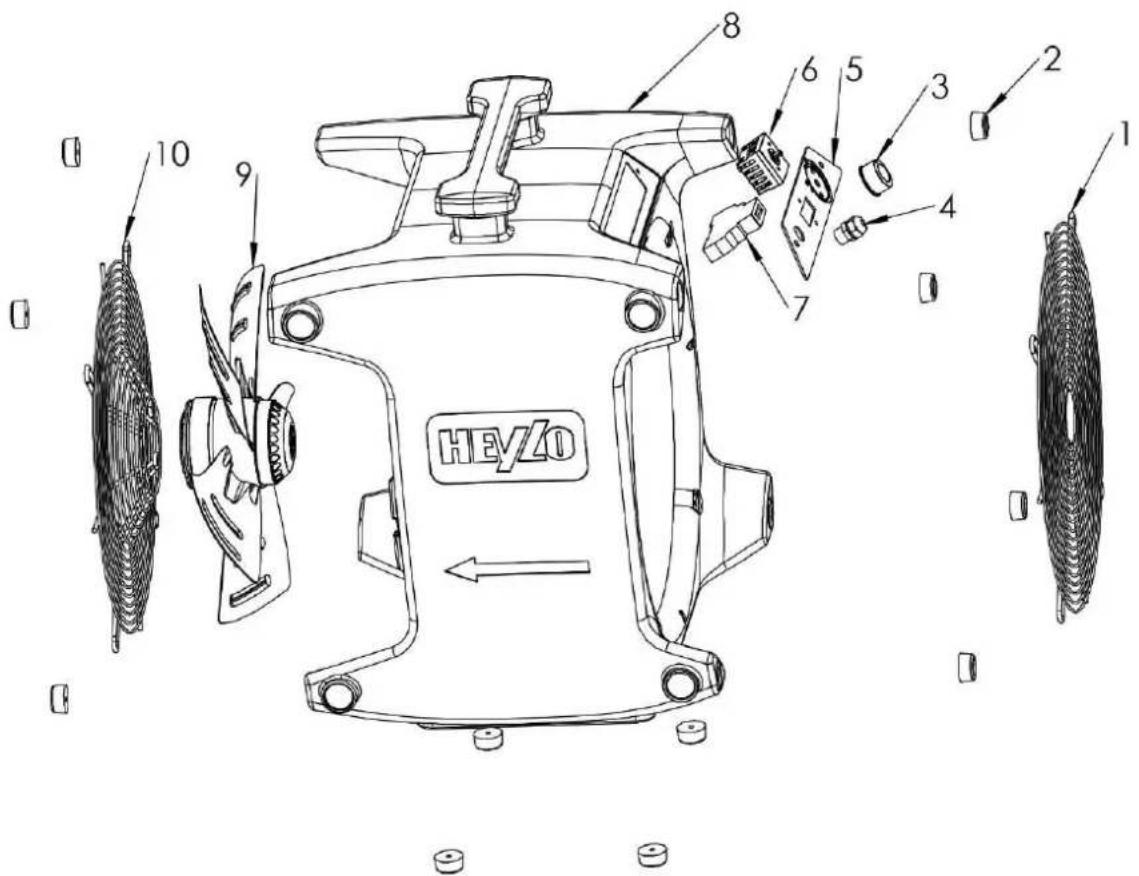 Heylo FD 4000 - List of spare parts - 1