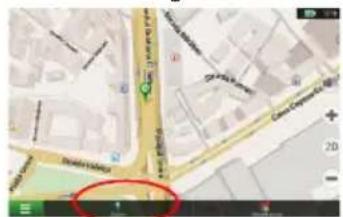 Street map image with highlighted location and red annotation box, showing streets and landmarks