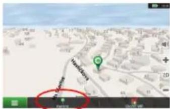 Screenshot of a map interface showing location markers and a highlighted area with 'Mg' label