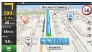 500 9.2 45 15min 9.6 Pac Artura Zawiszy 50 Grojecka 2D + - Grojecka