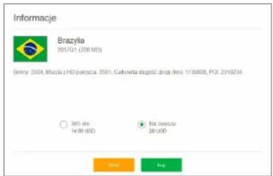 Informacje Brazylia (2017Q1 (726 MO)) Gmny: 5504, Mwsta z HD polycyta: 3581, Calluvela dugość drogi (km): 1138838, POI: 2319234 ○ 365 dni 14.89 USD ● Na zawczu 26/USD OK No.
