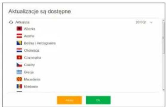 Aktualizacje są dostępne Aktuálne 2017Q1 Austria Austria Bosnia i Herogoméria Chorwaga Cúzmegóra Coadny Greece Macedonia Módania