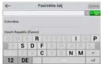 Pasirinivite dalj Colombia Czech Republic (Česko) O W E R T Y U I O P A S D F G H J K L Z K C V B N M 12 DE