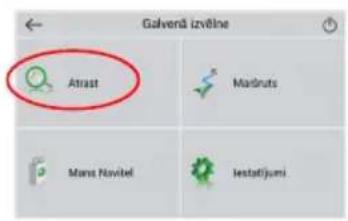 Galverá izvělné Atrast Madruts Mans Navitel Iestatičjumi
