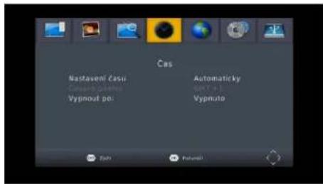 Cas Nastaveni Casu Automaticky SANTO Vypnout po: Automaticky SANTO Vypnuto
