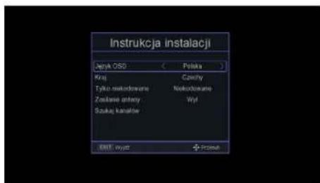 TESLA TE‒343 - MENU ODBIORNIKA - 1