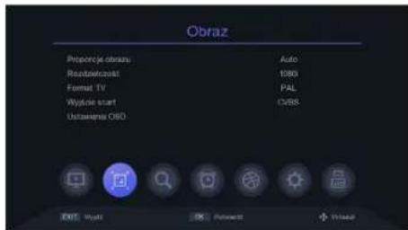 TESLA TE‒343 - USTAWIENIA OSD - 1