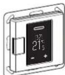 SCHNEIDER WDE002478 - Programmable thermostat 2-pole with touch display - 1