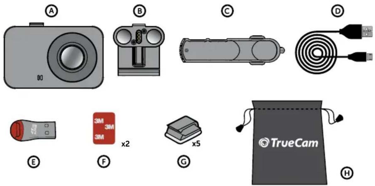 TrueCam M5 WiFi - OBSAH BALENIA - 1