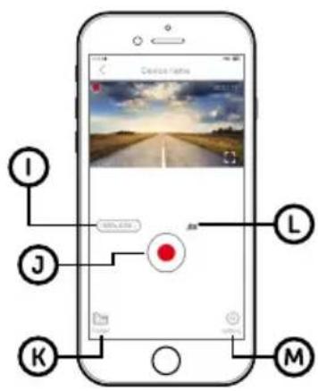 TrueCam M5 GPS WiFi - BEDIENUNG DER APP ANTSCAM: - 2