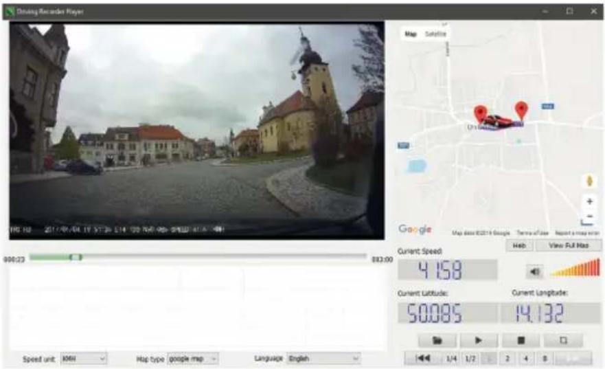 TrueCam M5 GPS WiFi - PŘEHRÁVÁNÍ NA PC - 1