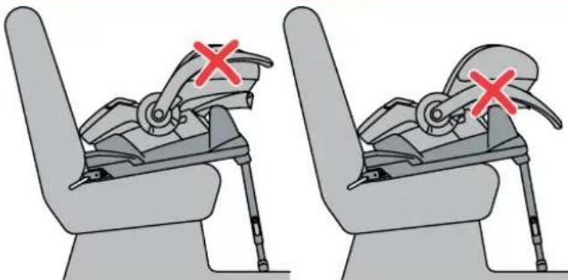 BESAFE iZi Go X1 ISOfix - Warning: potential misuse - 2