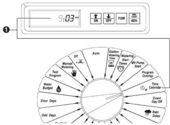 RAIN BIRD ESC-1 - Set Time & Date - 2