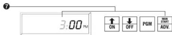 RAIN BIRD ESC-1 - Set Time & Date - 6