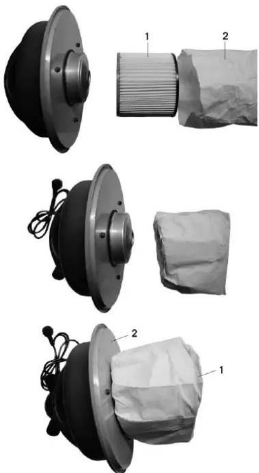 Zipper ZI-ASA305 - Filterpatrone und Filtersack: - 1