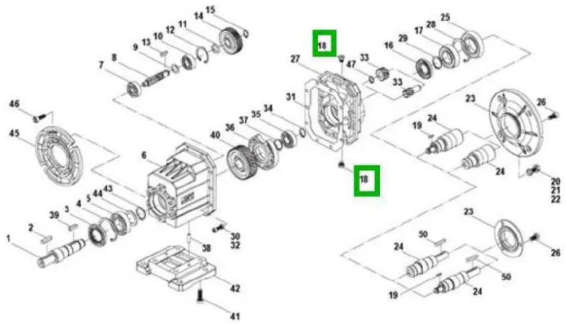 Zipper ZI-ZWM120 - Getriebe / Gearbox - 1