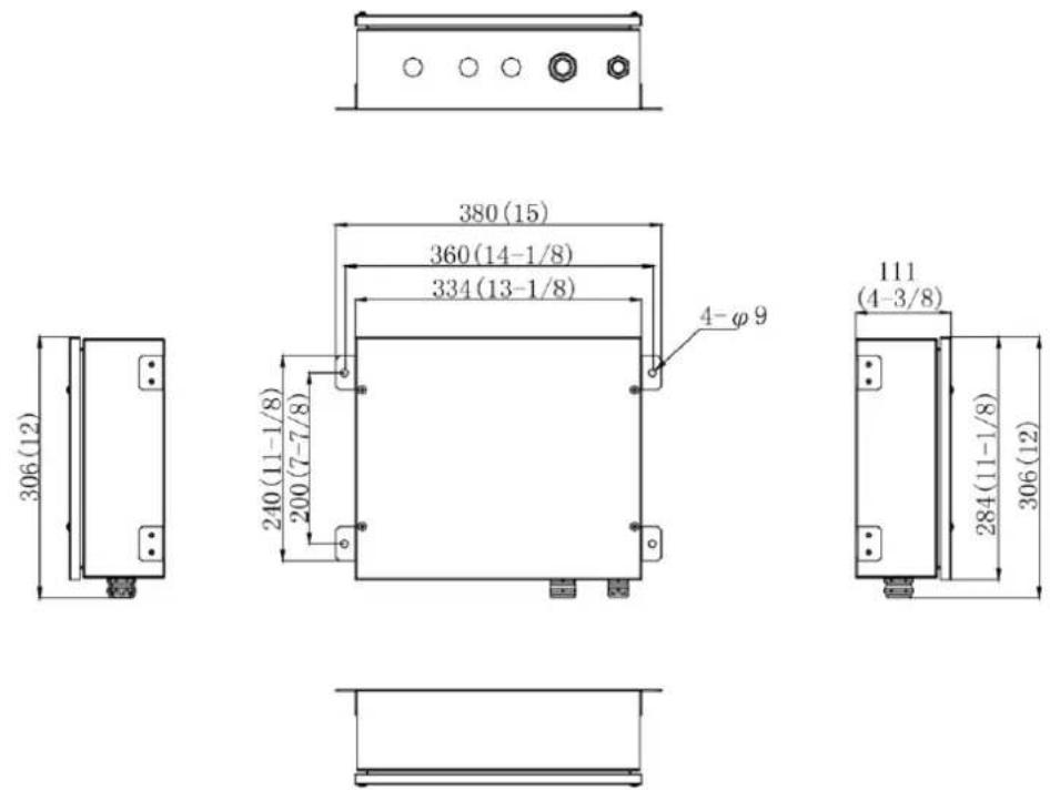 GREE GMV-ND09ZD/A-T(U) - Unit Dimensions and Maintenance Space - 1