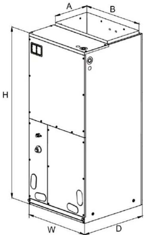 GREE GMV-ND36A/A-T(U) - Dimension Data - 1