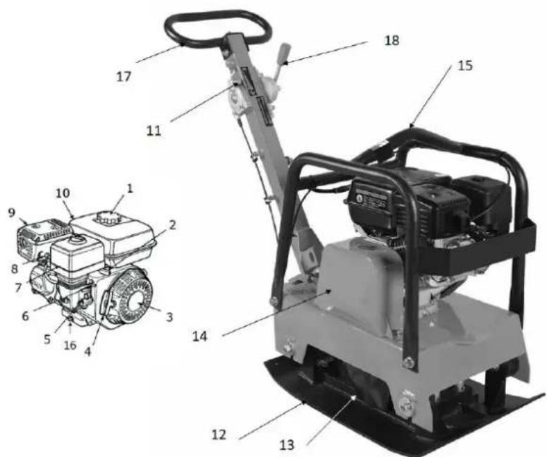 Zipper ZI-RPE125 - Komponenten / components - 1