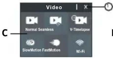Video Normal Seamless V-Timelapse SlowMotion FastMotion Wi-Fi