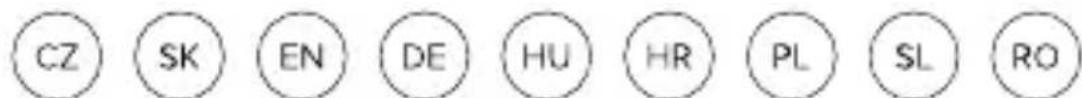 CZ SK EN DE HU HR PL SL RO