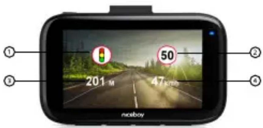 Niceboy PILOT Q9 Radar - RADAR-RIASZTÁSI FUNKCIÓ - 1