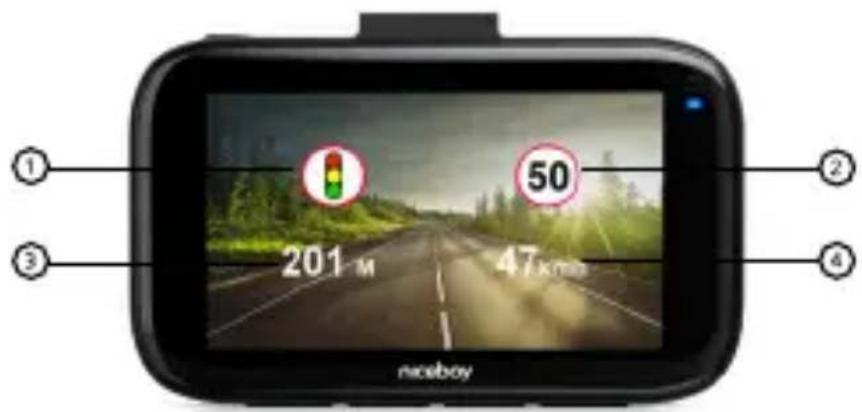 Niceboy PILOT Q9 Radar - ФУНКЦИЯ ПРЕДУПРЕЖДЕНИЯ О РАДАРАХ - 1