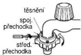 těsnění spoj. přechodka střed. přechodka