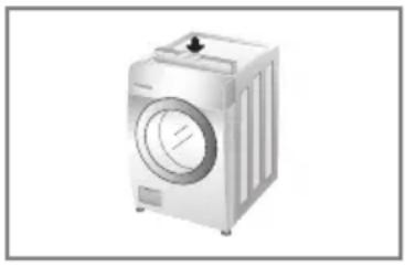 LG WD-14440TDS - ■ Vyrovnání pračky - 1